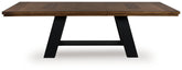 Warmstead Furniture - Ashley Furniture - Greddinton Dining Extension Table - Dining Extension Table / Brown/Black - PCD824D11